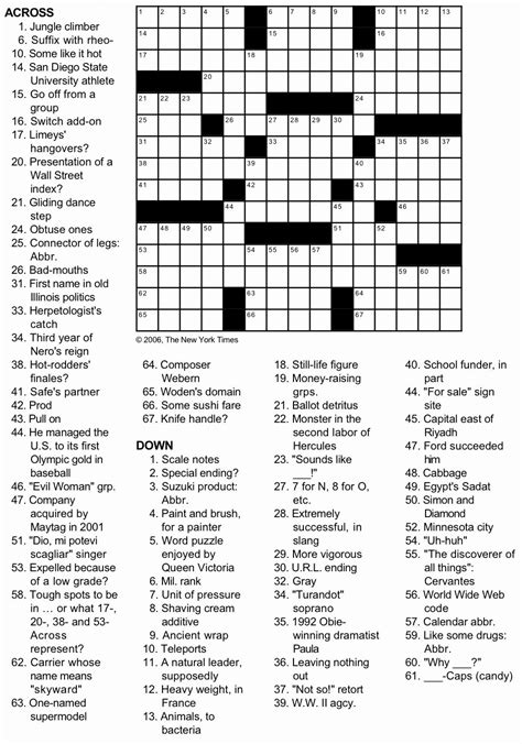 Crazy about LA Times Crossword